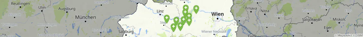 Kartenansicht für Apotheken-Notdienste in der Nähe von Dorfstetten (Melk, Niederösterreich)